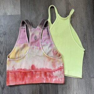 Free People Movement Happiness Runs Tank M/L And Racer Back Tank size medium
